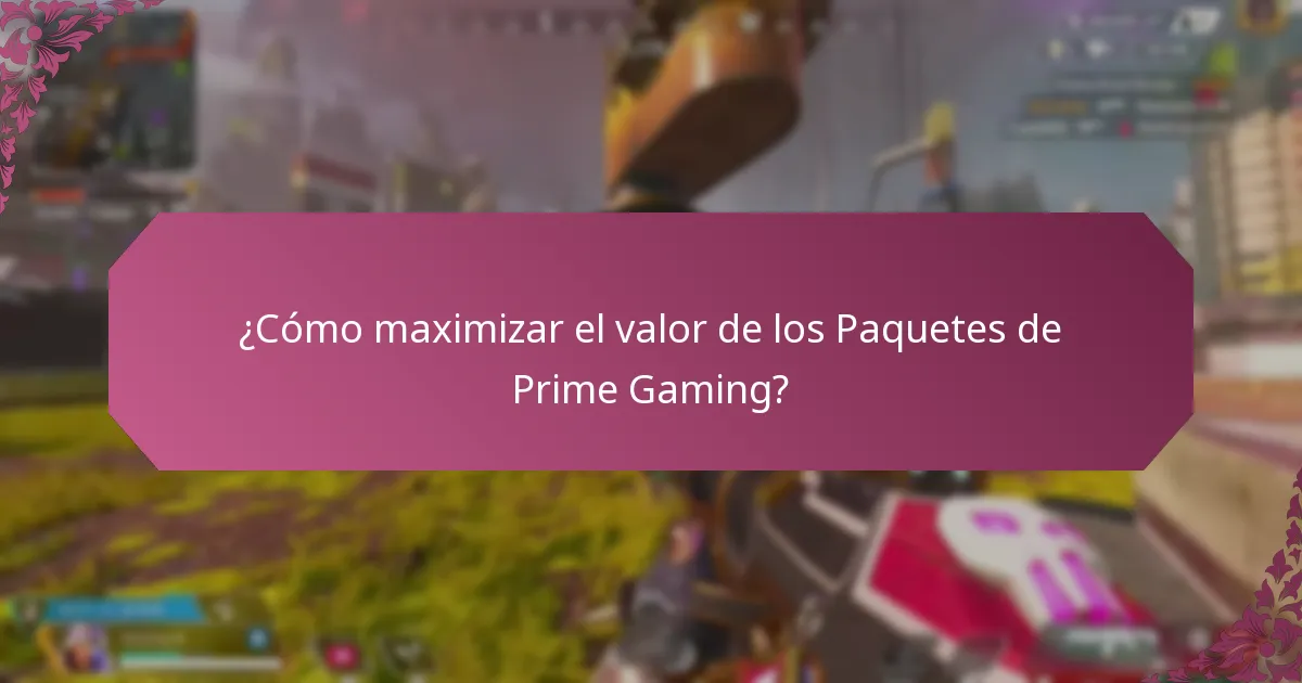 ¿Qué recompensas se han ofrecido en los Paquetes de Prime Gaming anteriores?