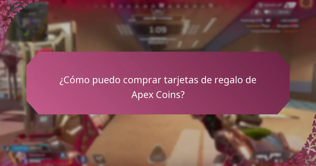 ¿Cómo puedo canjear tarjetas de regalo de Apex Coins?