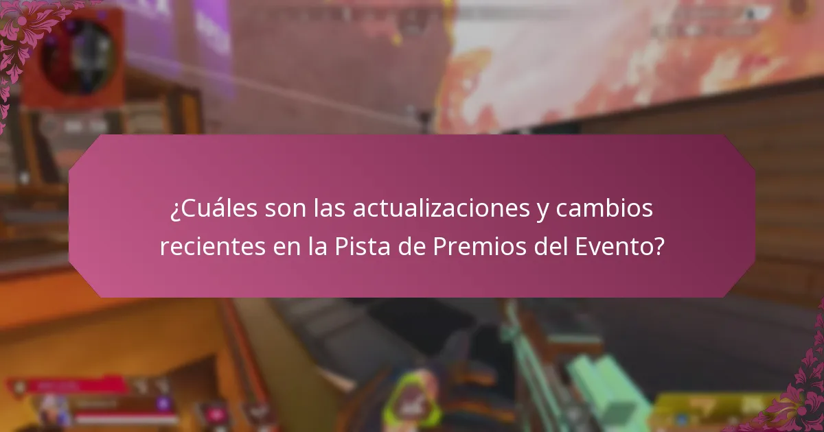 ¿Cómo han mejorado las mejoras del evento la experiencia de la pista de premios?