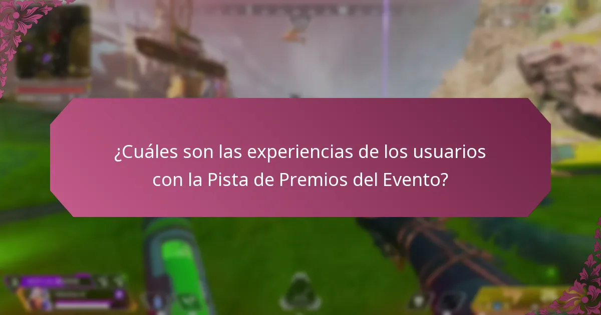 ¿Cómo influye la retroalimentación de la comunidad en las percepciones de la Pista de Premios del Evento?
