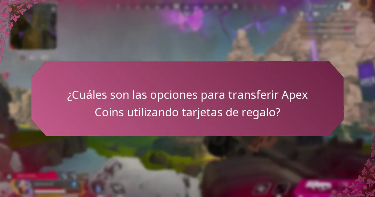 ¿Dónde puedo comprar tarjetas de regalo de Apex Coins?