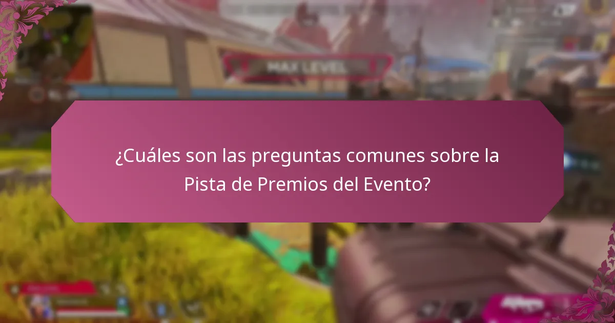 ¿Cuáles son las reglas y regulaciones de la Pista de Premios del Evento?