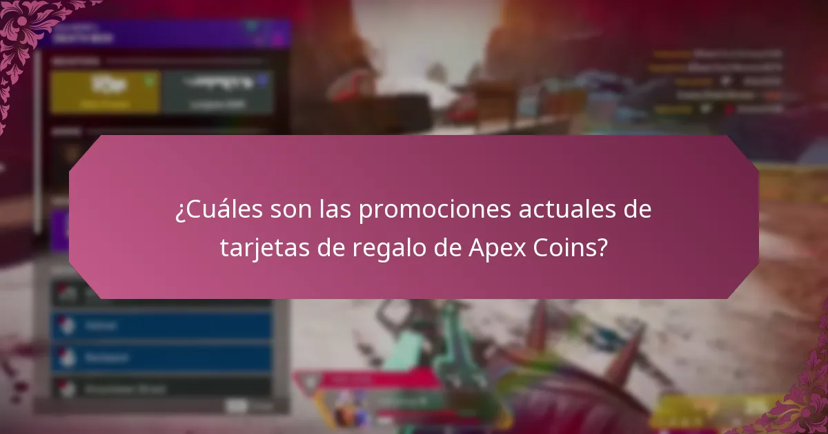 ¿Cómo comparo diferentes promociones de tarjetas de regalo de Apex Coins?