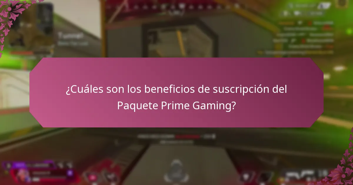 ¿Cómo se compara el Paquete Prime Gaming con otras suscripciones de juegos?