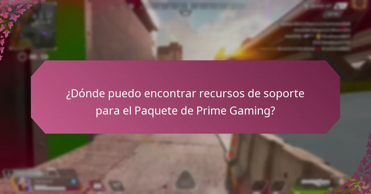 ¿Qué códigos de error están asociados con las reclamaciones del Paquete de Prime Gaming?