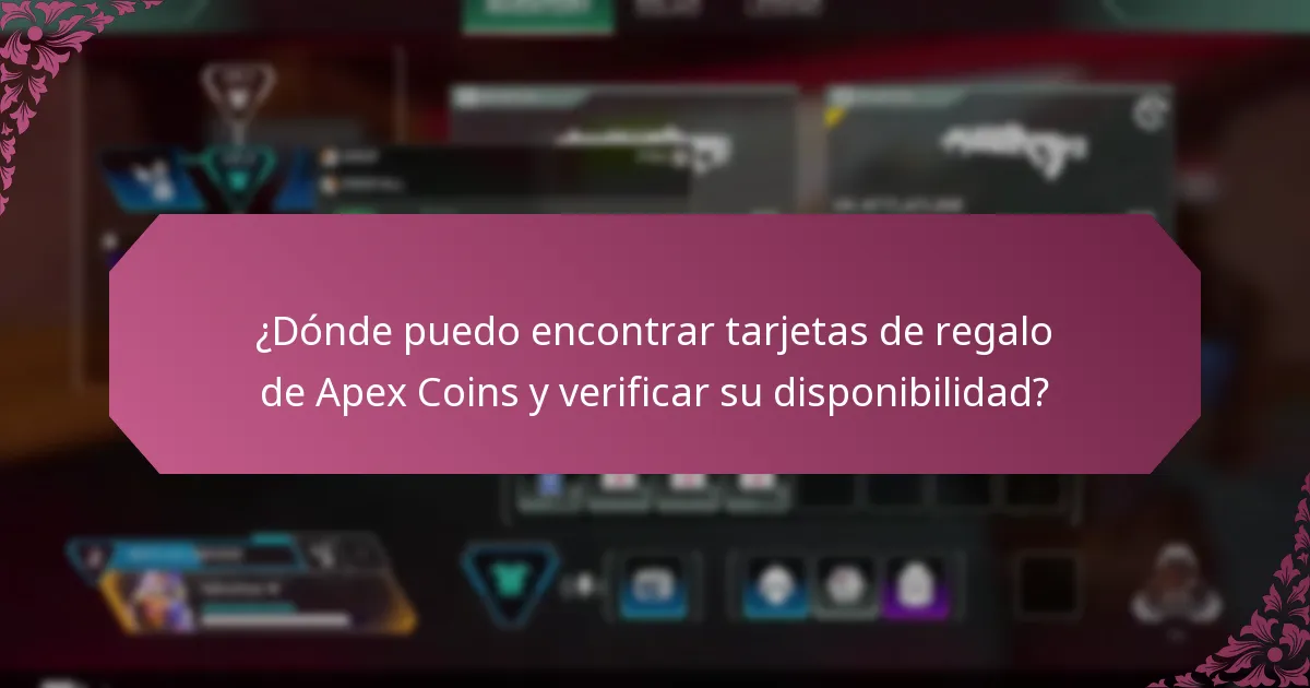 ¿Qué métodos de pago puedo usar para comprar tarjetas de regalo de Apex Coins?