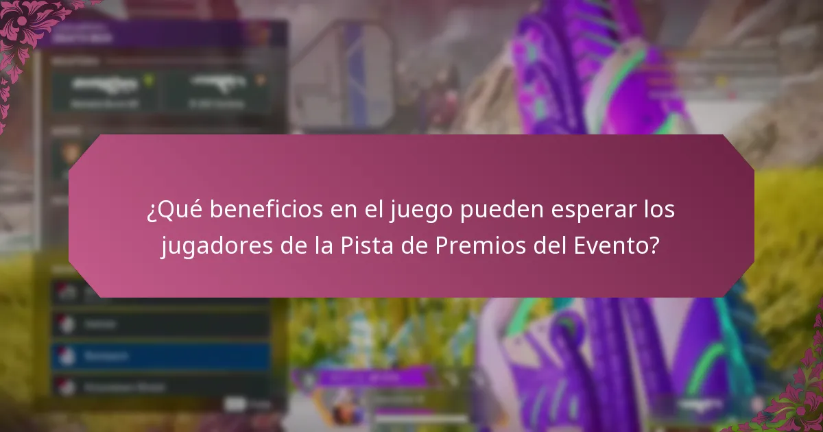 ¿Cómo se compara la Pista de Premios del Evento con otros eventos dentro del juego?