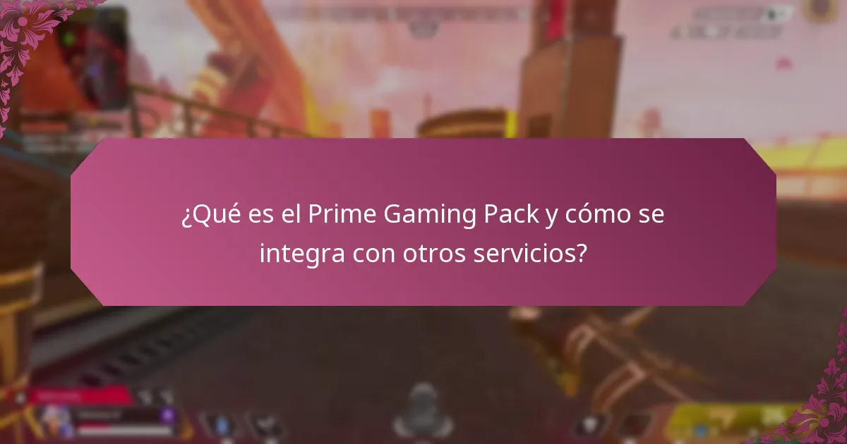 ¿Cómo se compara el Prime Gaming Pack con otros servicios de suscripción de juegos?